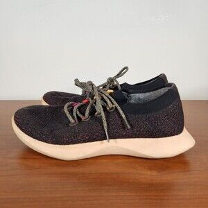 Allbirds Tree Dasher TD Mens Knit Running Shoes Size 13 Black Multicolored